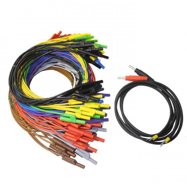 Set of safety connecting cables 4mm T-Varia