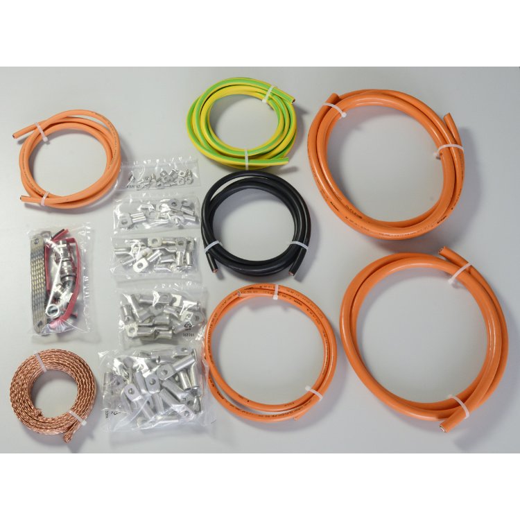 Option Assembly Kit High-Voltage Cables: Set of expendable materials for 6 students